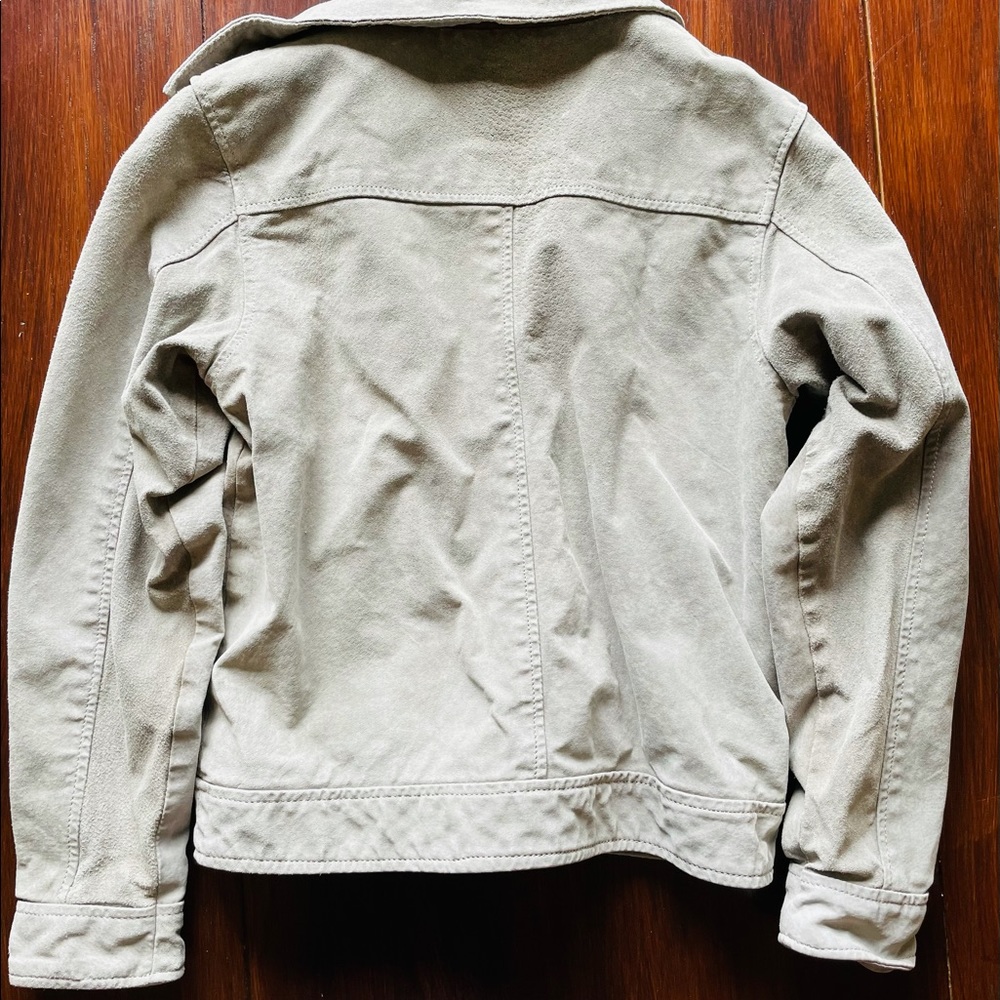 Leather Roxy Bomber Jacket - Picture 6 of 8